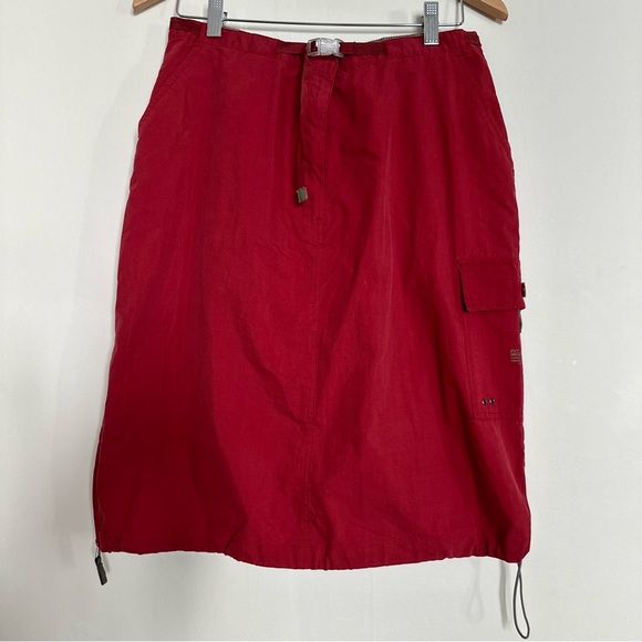 Red cargo skirt - Picture 3 of 6